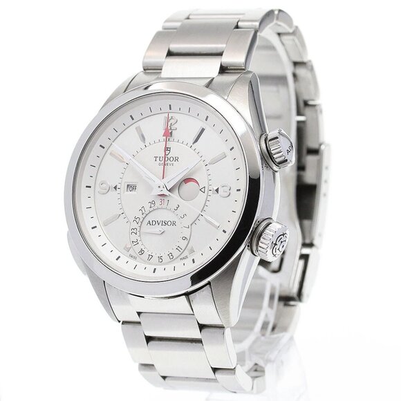 TUDOR Heritage Advisor 79620T Power reserve Silver Dial Automatic Men's_845632 - Picture 1 of 6